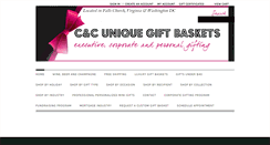 Desktop Screenshot of candcgiftbaskets.com
